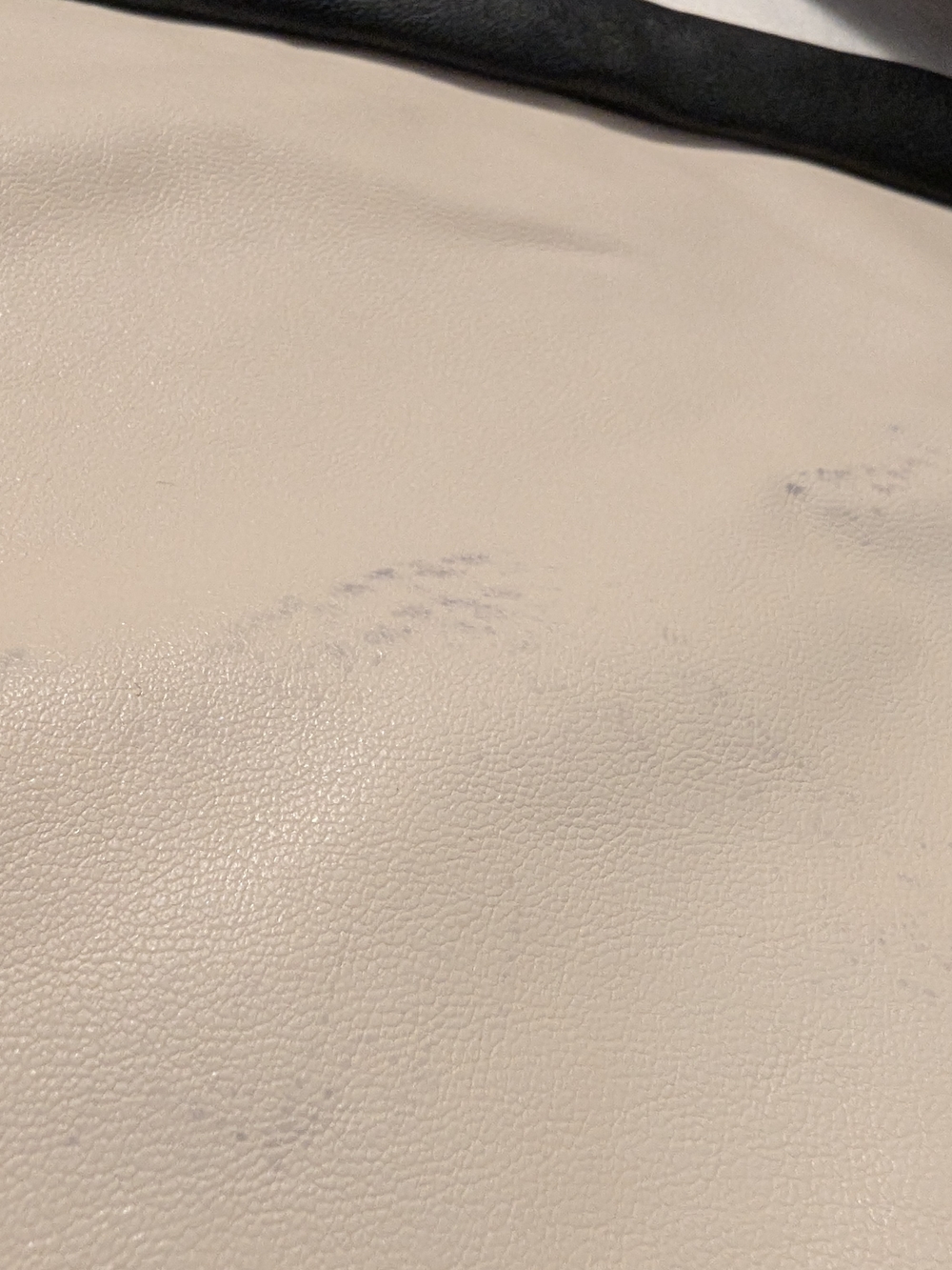 Colorblock Faux Leather Women’s Pants - Brown/Black/Cream - Picture 4 of 6